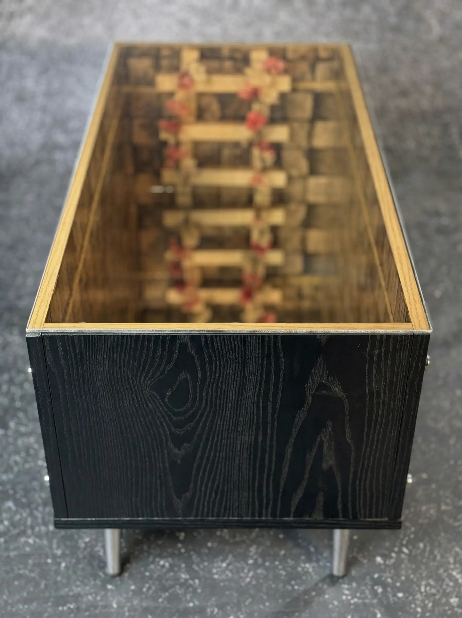 InfinityGlow RGB Infinity Table – Endless Depth Design - Black