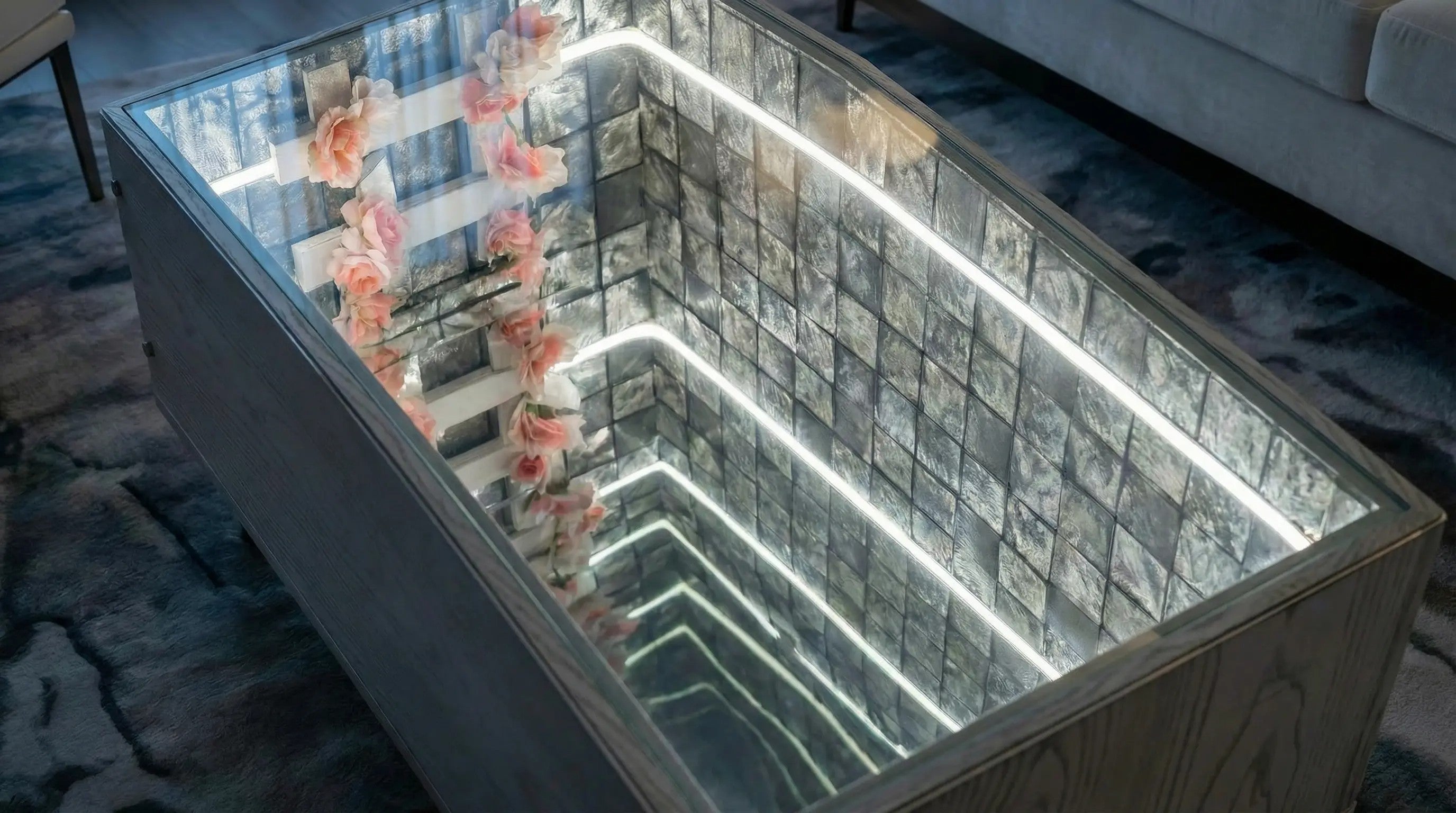 طاولة إنفينيتي جلو RGB اللانهائية – تصميم ذو عمق لا نهائي